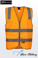 6DVSV JB's Vic Rail (D+N) Zip Safety Vest