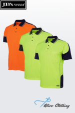 6HCP4 JB's Hi Vis Contrast Piping Polo