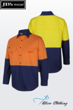 6HNRL JB's HiVis L/S Ripstop Fishing Shirt