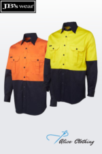 6HWL JB's HiVis L/S 190G Work Shirt