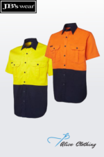 6HWS JB's HiVis S/S 190g Work Shirt