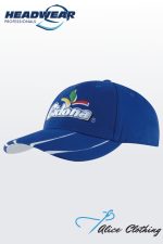 4018 Brushed Heavy Cotton with Laminated Two-Tone Peak