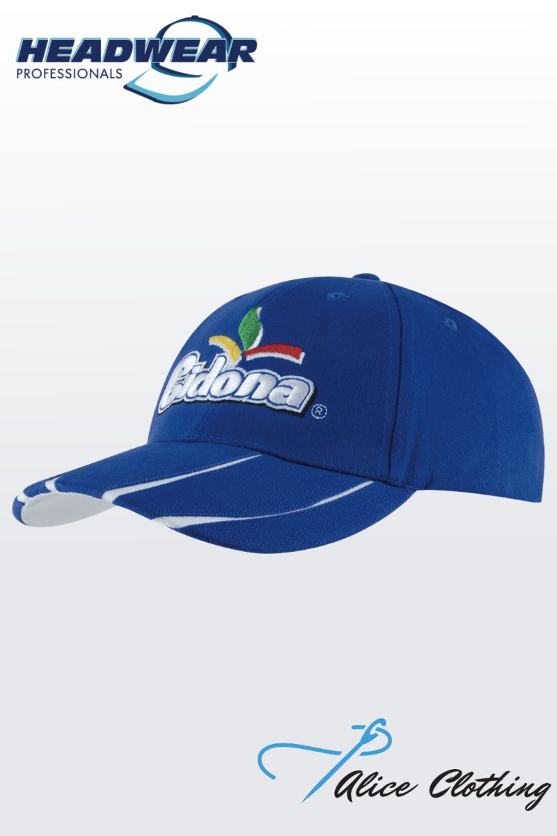 4018 Brushed Heavy Cotton with Laminated Two-Tone Peak