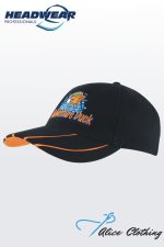 4019 Brushed Heavy Cotton with Hi-Vis Laminated Two-Tone Peak