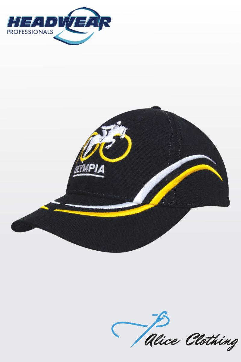 4075 Brushed Heavy Cotton with Curved Embroidery on Crown and Peak