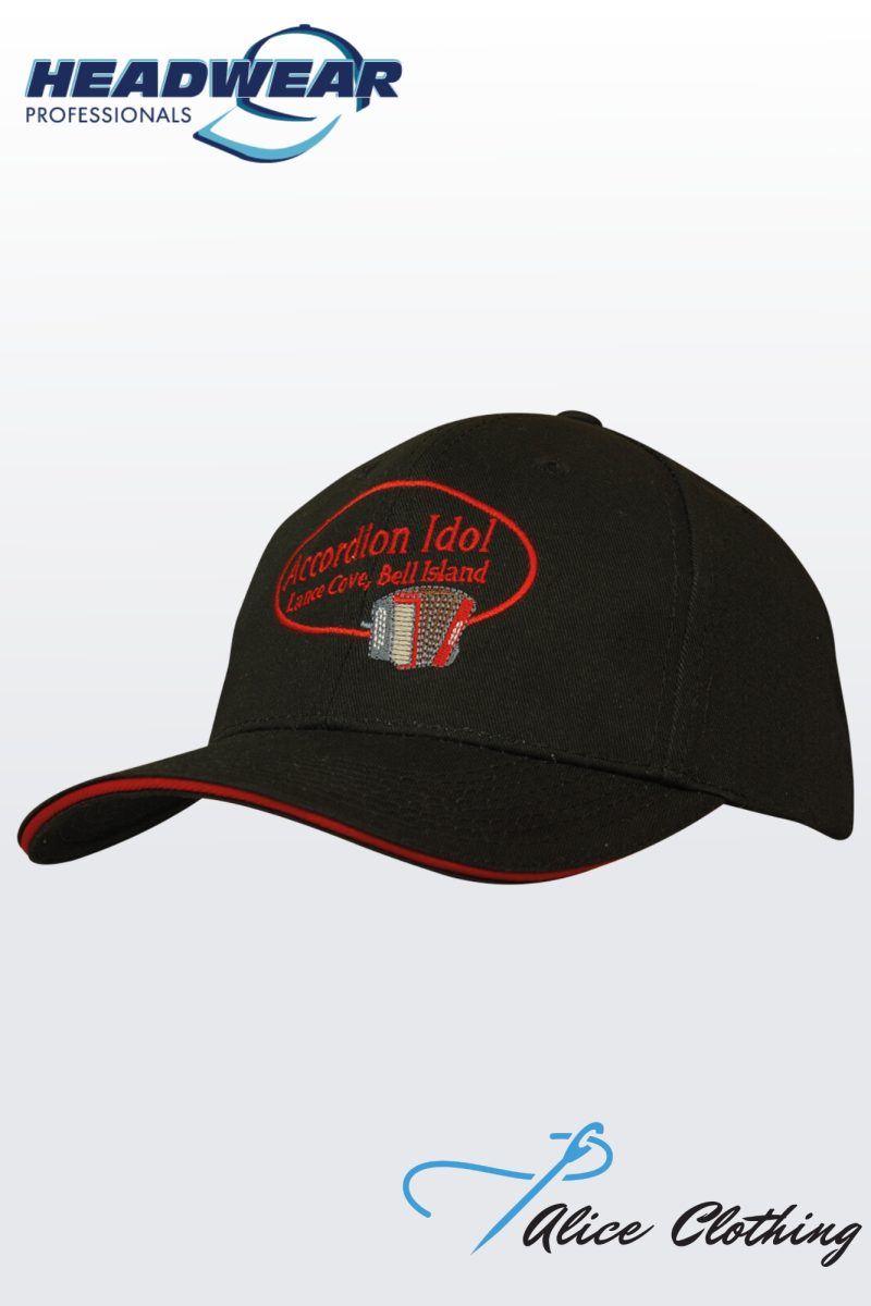 4080 Chino Twill Cap with Sandwich Trim