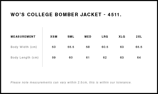 4511 SIZE GUIDE
