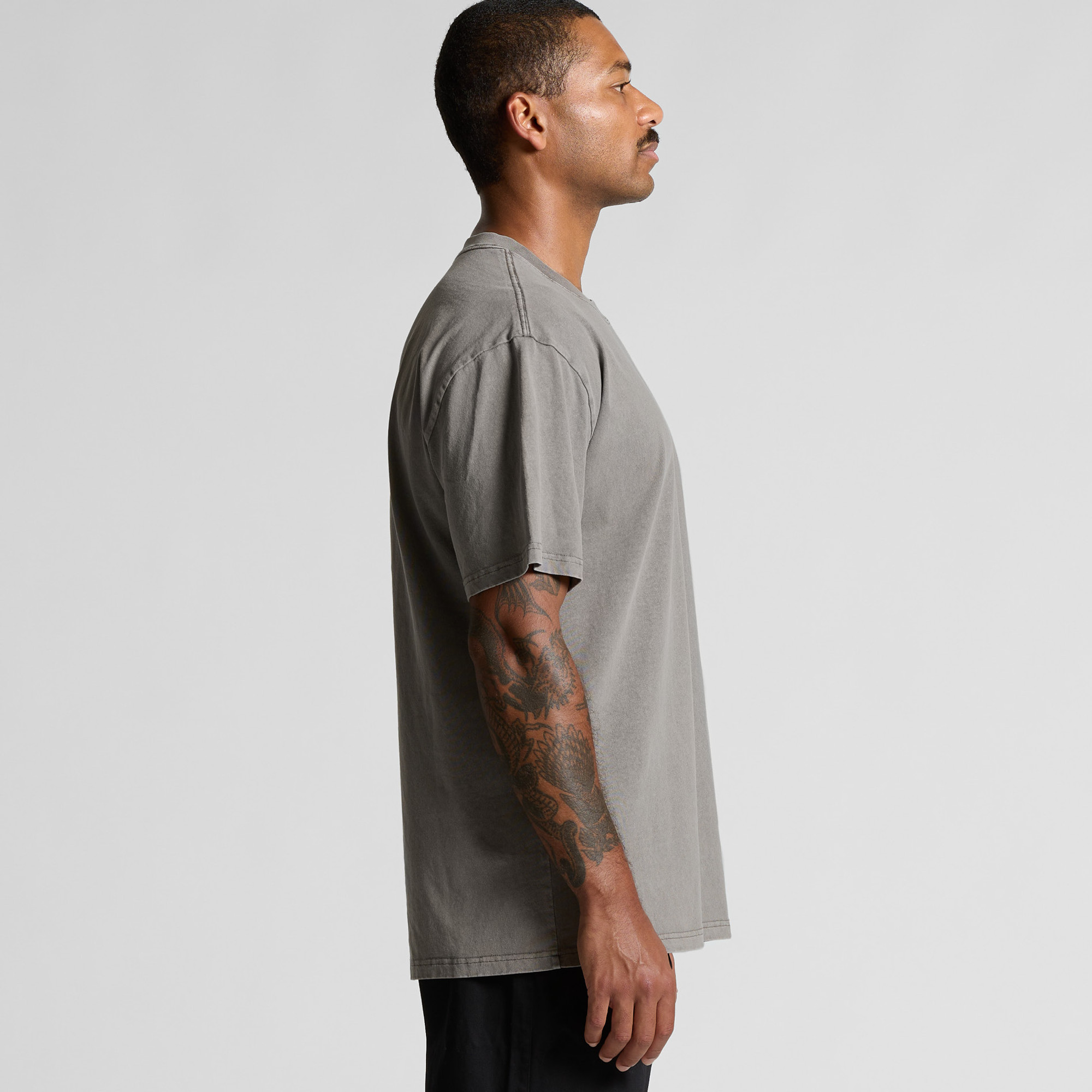 AS Colour MENS HEAVY FADED L/S TEE