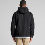 5529 CANVAS HOODED JACKET BACK 72752