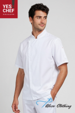 CH330MS YesChef Mens Alfresco S S Chef Jacket