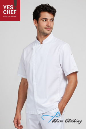 CH330MS YesChef Mens Alfresco S S Chef Jacket