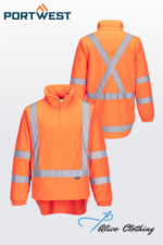 TM601 - TTMC-W17 HiVis X Back 1/4 Zip Polar Fleece