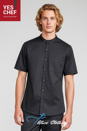 YesChef Mens Salsa Short Sleeve Chef Shirt CH329MS