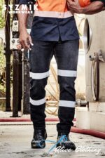 ZP907 Syzmik Mens Biomotion Taped Stretch Jean - Alice Clothing ZP907 Syzmik Mens Biomotion Taped Stretch Jean