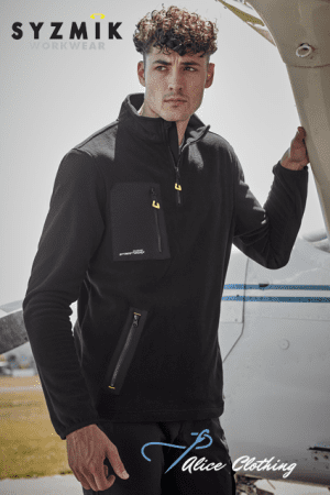 ZT210 Syzmik Unisex Streetworx Lightweight ¼ Zip Polar