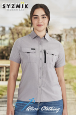 ZW765 Syzmik Womens Outdoor SS Shirt copy