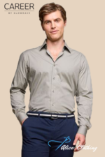 2102L OLSEN Mens Cotton Stretch Slim Fit Shirt