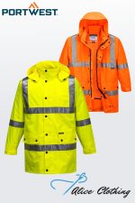 MF306 - Argyle HiVis Rain Traffic Jacket