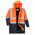 MJ208 Orange Navy Front