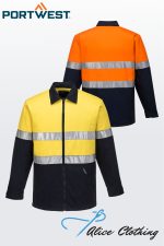 MJ987 - HiVis Contrast Insulated Work Jacket