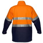 MJ998 Orange Navy Back