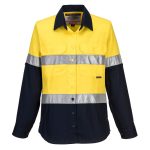 ML108 Yellow Navy Front - Alice Clothing ML108 Yellow Navy Front