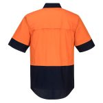 MS802 Orange Navy Back