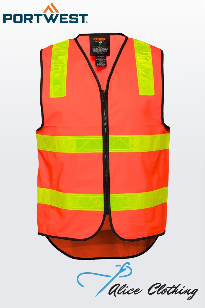 MV338 - HiVis Vic Roads Zipped Vest