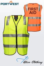MZ103 - HiVis Zipped First Aid Vest