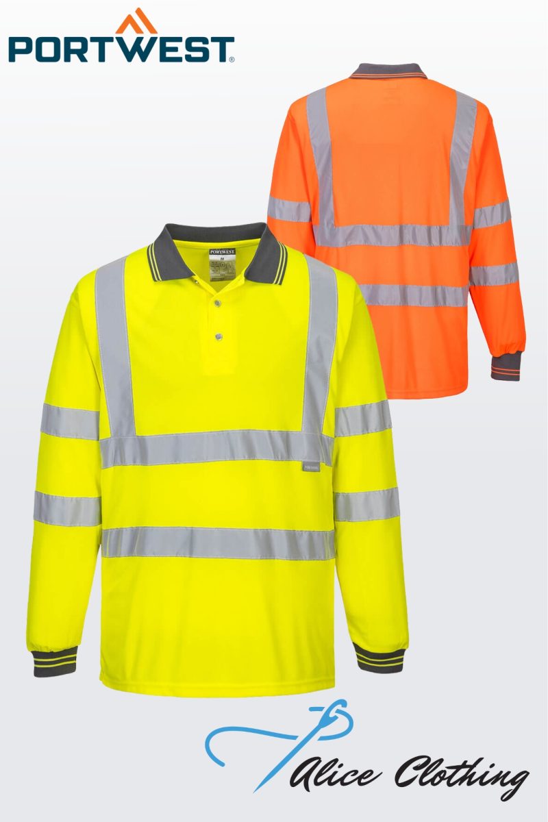 S277 - HiVis Polo Shirt L/S