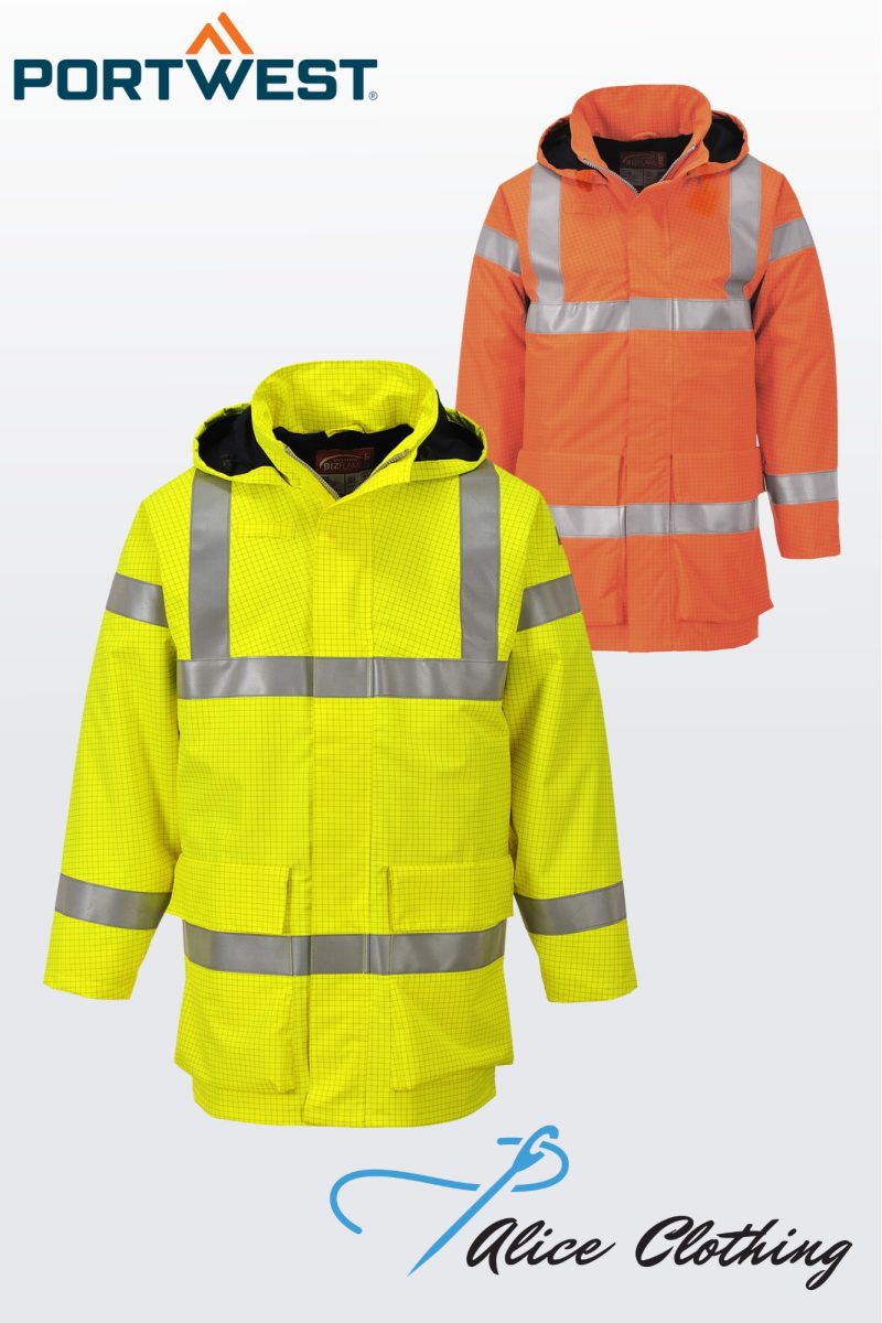 S774 - Bizflame Rain HiVis Multi Light FR Jacket