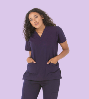 553 PRS PUR   Purple Scrubs for Healthcare Workers