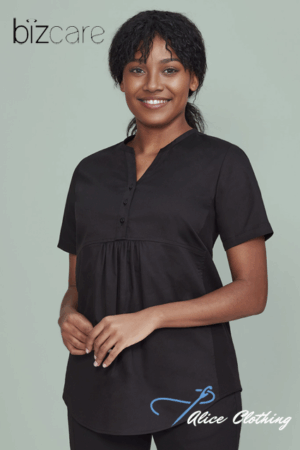 CST243LS Womens Rose Tunic Scrub Top