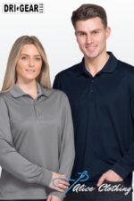 DGLAXP Dri Gear Axis Long Sleeve Polo
