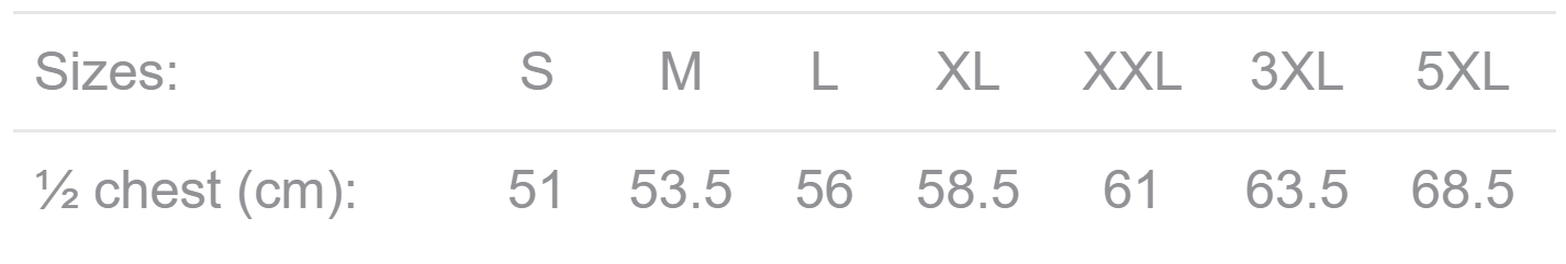EGMFV Size