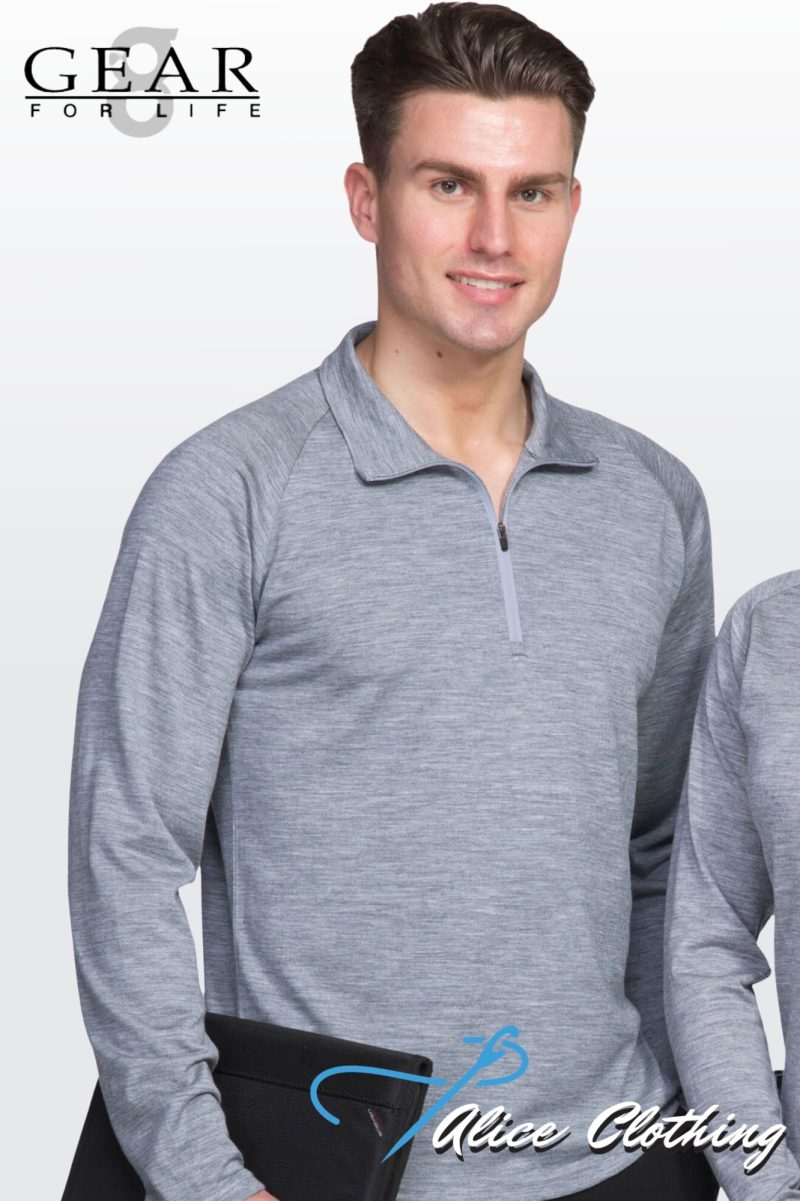 GFL Merino Zip Pullover – Mens | EGMZ