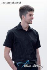 The Standard Mens Omega Stripe Short Sleeve Shirt