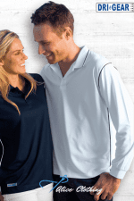 dri gear long sleeve hype polo DGLHP