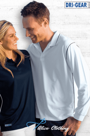 dri gear long sleeve hype polo DGLHP