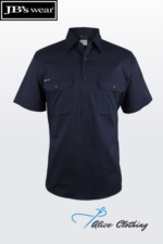 6WKCF JB's Close Front S/S 150g Work Shirt