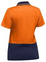 BKL1234 Orange Navy Back - Alice Clothing BKL1234 Orange Navy Back