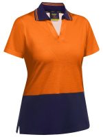 BKL1234 Orange Navy Front - Alice Clothing BKL1234 Orange Navy Front