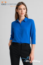 Biz Corporates RB366LT Ladies Dahlia ¾ Sleeve Blouse