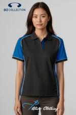 Biz Collection Womens Nitro Short Sleeve Polo - P10122