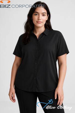 RB365L Womens Dahlia Short Sleeve Blouse - Alice Clothing RB365L Womens Dahlia Short Sleeve Blouse