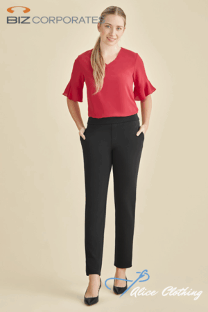 RGP304L Womens Scuba Ponte Mid rise Pull on Pant - Alice Clothing RGP304L Womens Scuba Ponte Mid rise Pull on Pant