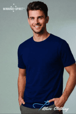 Winning Spirit TS43 Premium Cotton Face Tee Mens