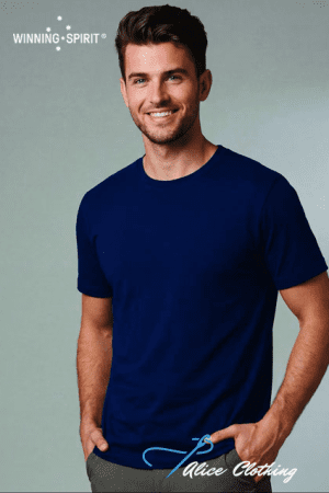 Winning Spirit TS43 Premium Cotton Face Tee Mens