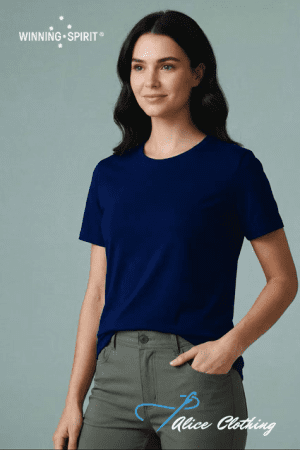 Winning Spirit TS44 Premium Cotton Face Tee Ladies