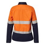 FSL016A OrangeNavy Back
